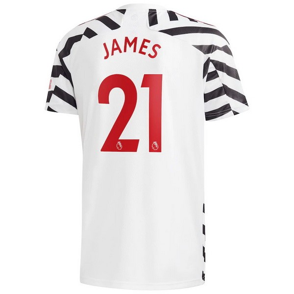 Trikot Manchester United NO.21 James Ausweich 2020-21 Weiß Fussballtrikots Günstig
